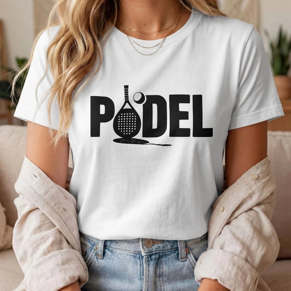 DÁMSKÉ TRIČKO PADEL NÁPIS s možností dotisku jména, čísla, obrázku