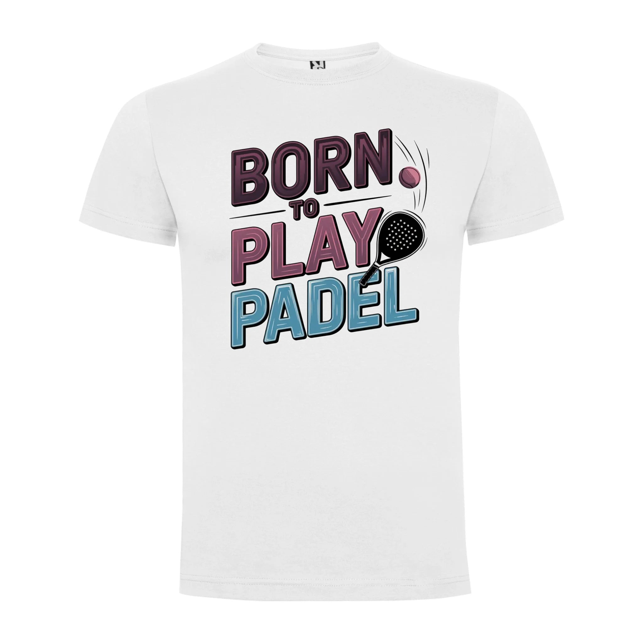 CHLAPECKÉ TRIČKO PADEL (výběr z 18+ potisků) s možností dotisku jména, čísla, obrázku jen motiv dopředu Bílá