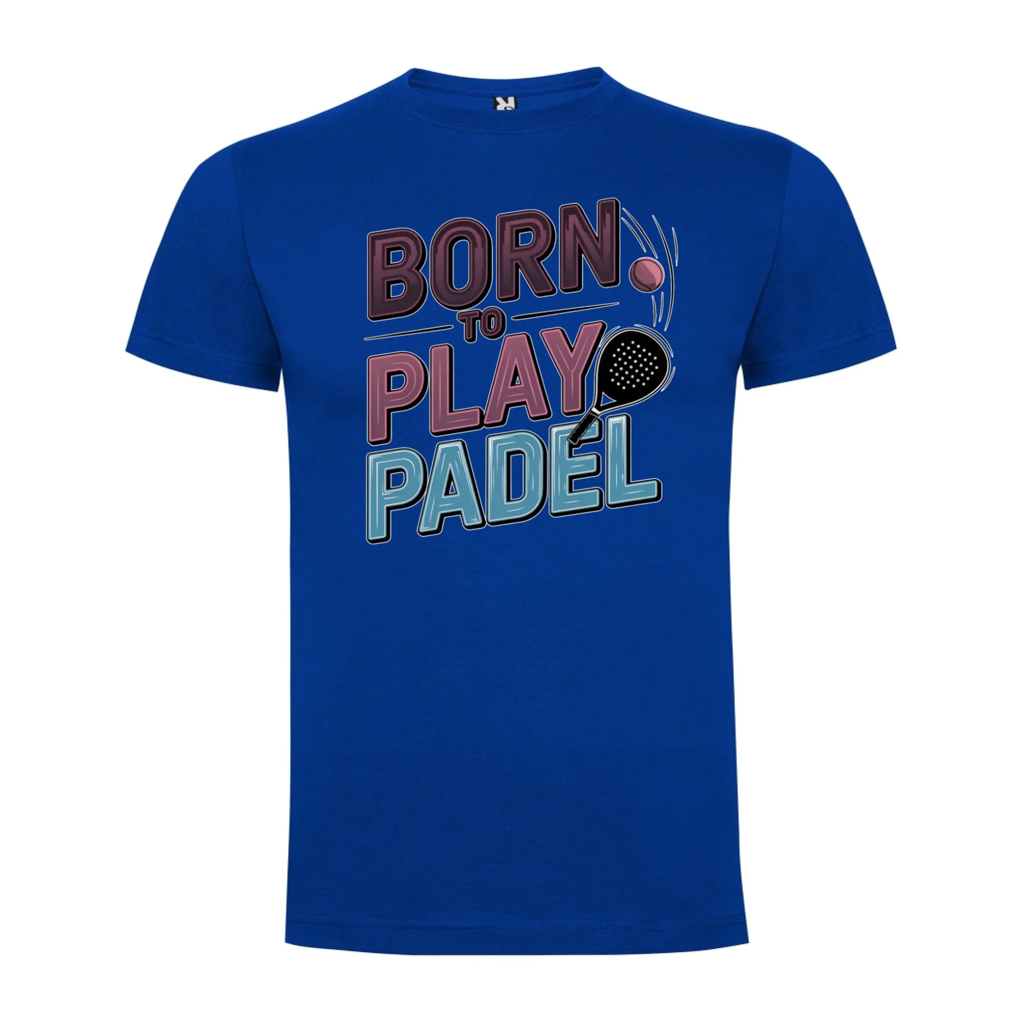 CHLAPECKÉ TRIČKO PADEL (výběr z 18+ potisků) s možností dotisku jména, čísla, obrázku jen motiv dopředu Modrá