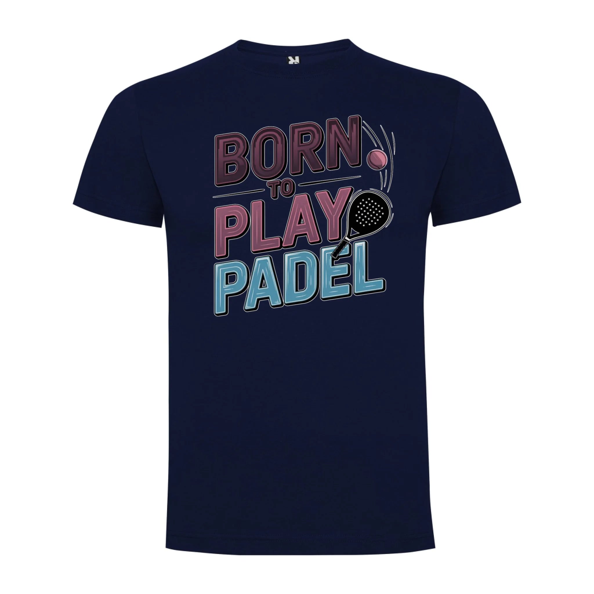 CHLAPECKÉ TRIČKO PADEL (výběr z 18+ potisků) s možností dotisku jména, čísla, obrázku jen motiv dopředu Námořnická modrá