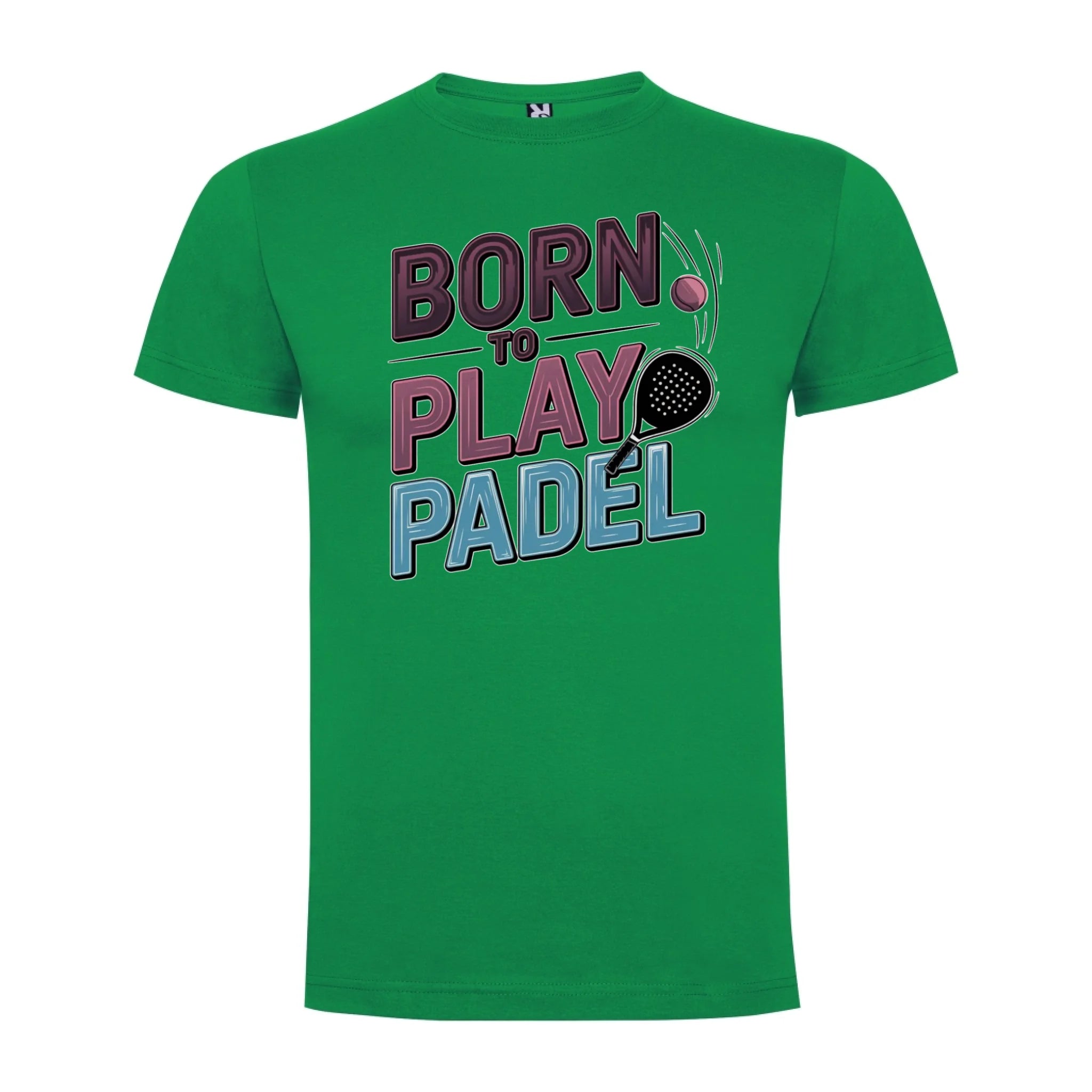 CHLAPECKÉ TRIČKO PADEL (výběr z 18+ potisků) s možností dotisku jména, čísla, obrázku jen motiv dopředu Zelená
