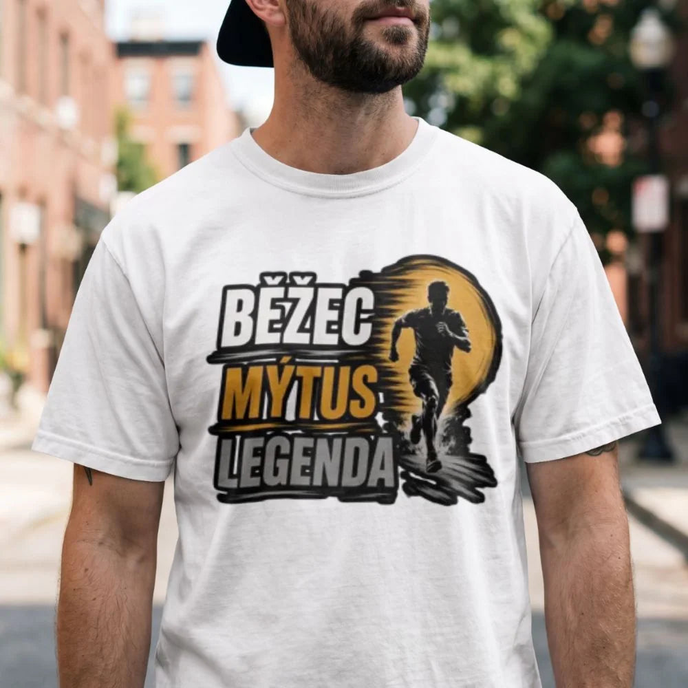 PÁNSKÉ TRIČKO BĚŽEC MÝTUS LEGENDA s možností dotisku jména, čísla, obrázku
