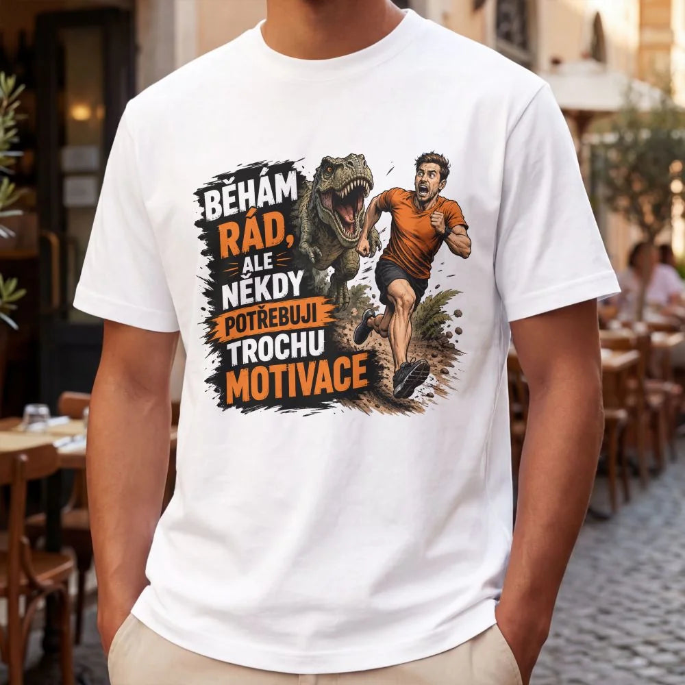 PÁNSKÉ TRIČKO BĚH MOTIVACE s možností dotisku jména, čísla, obrázku