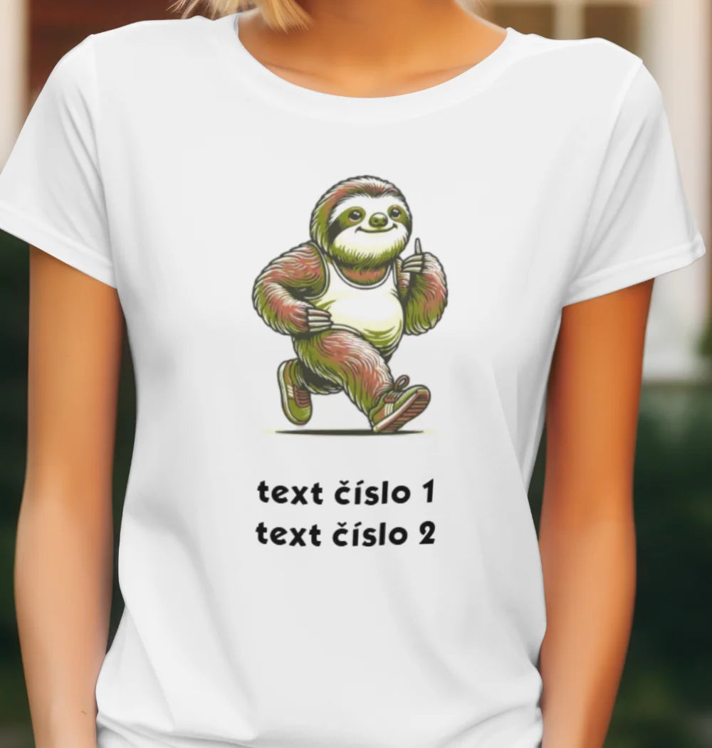 DÁMSKÉ TRIČKO BĚH výběr z 10+ obrázků, možnost doplnit vlastní texty