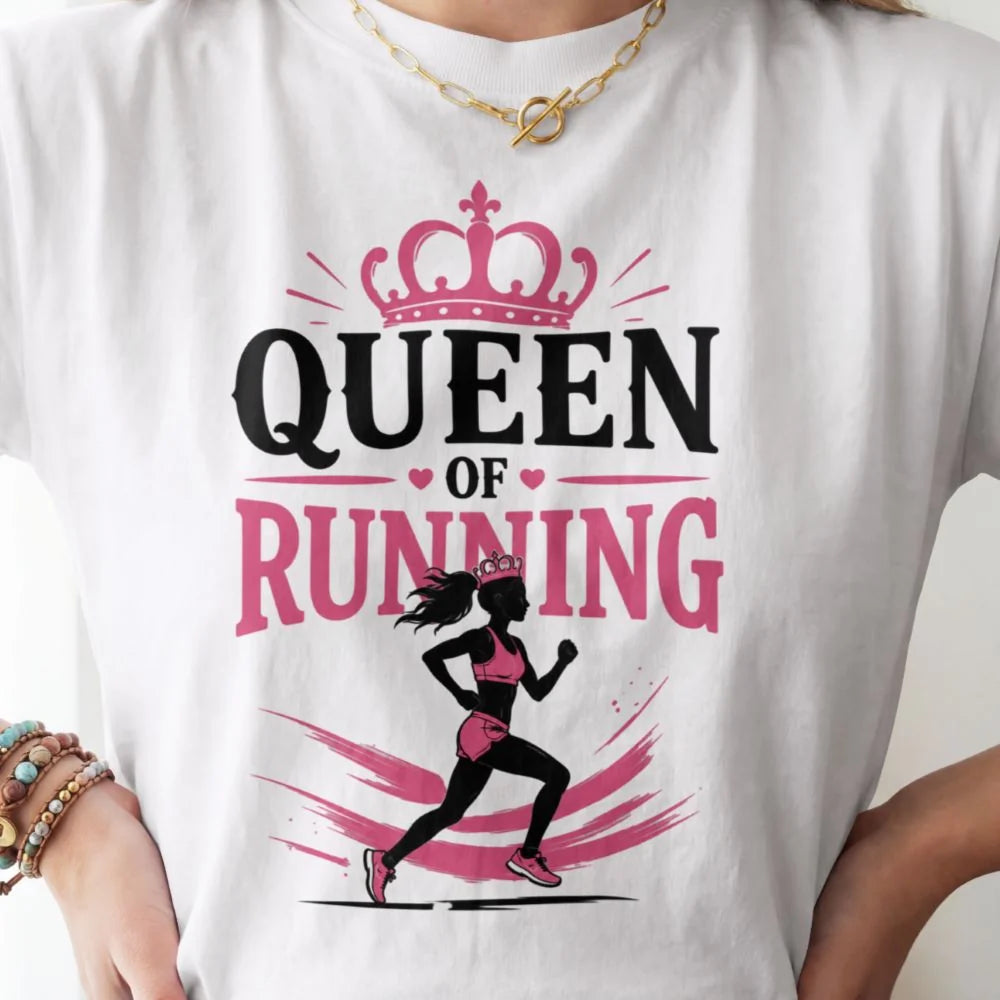 DÁMSKÉ TRIČKO BĚH QUEEN s možností dotisku jména, čísla, obrázku