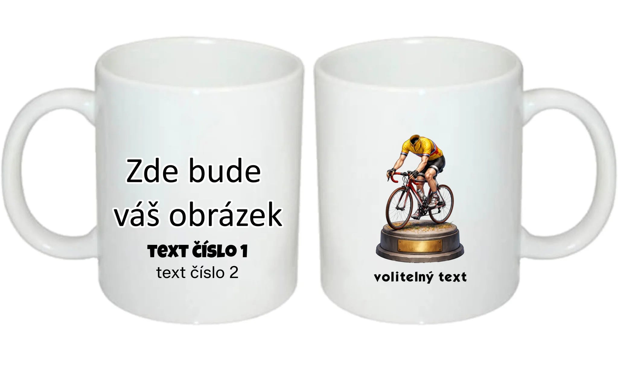 HRNÍČEK s motivem KOLO, PLAVÁNÍ s vlastní fotkou