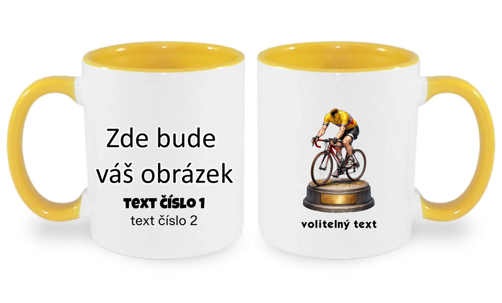 HRNÍČEK s motivem KOLO, PLAVÁNÍ s vlastní fotkou