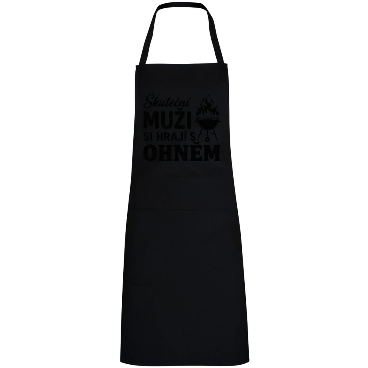 ZÁSTĚRA GRIL SKUTEČNÍ MUŽI zástěra RAMSAY černá uni