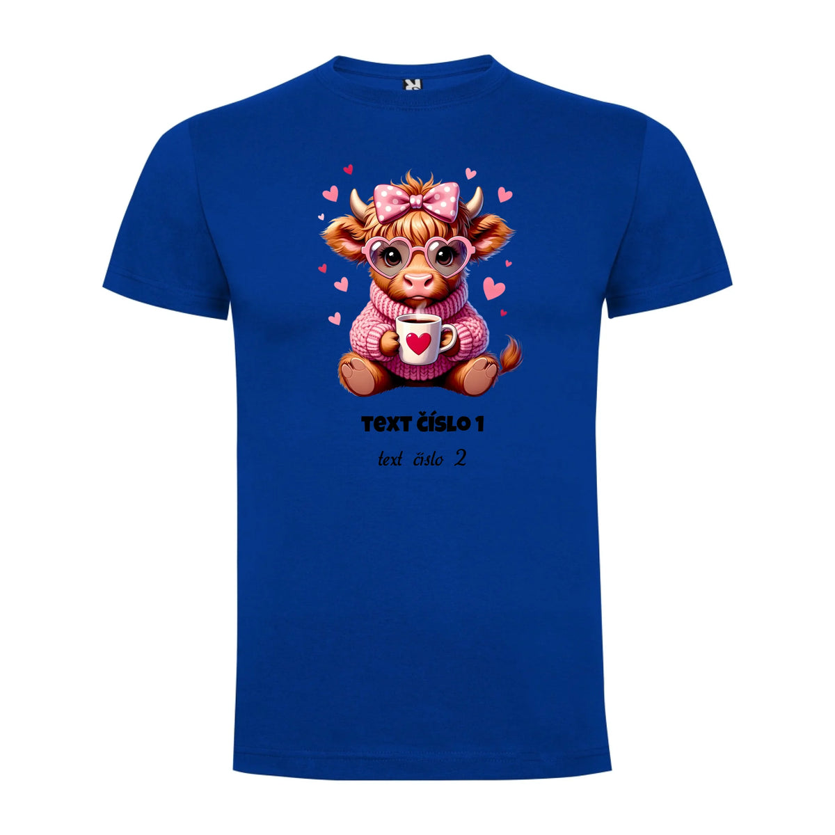 PÁNSKÉ / DÁMSKÉ TRIČKO LOVE CRAZY pánské tričko Modrá