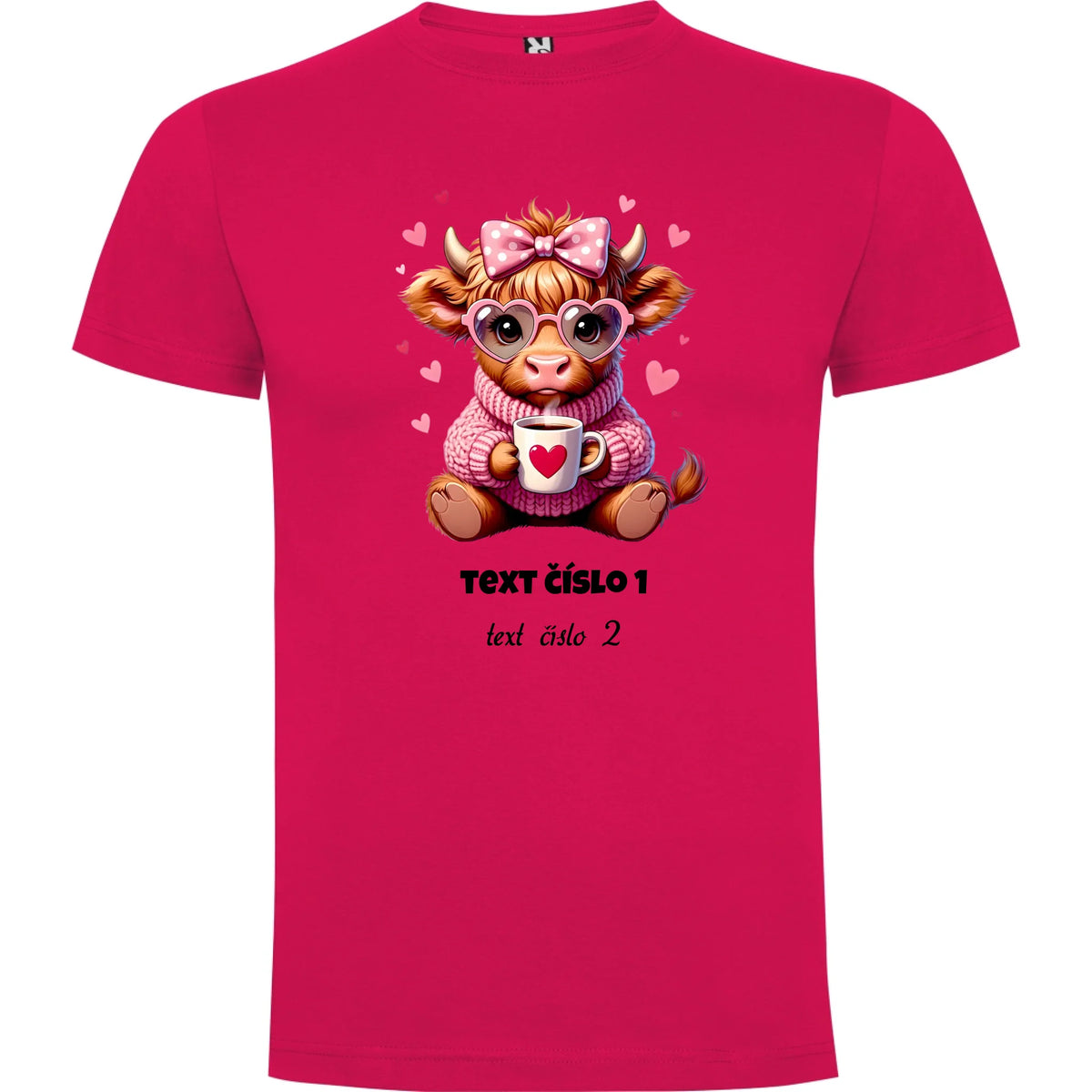 PÁNSKÉ / DÁMSKÉ TRIČKO LOVE CRAZY pánské tričko Růže