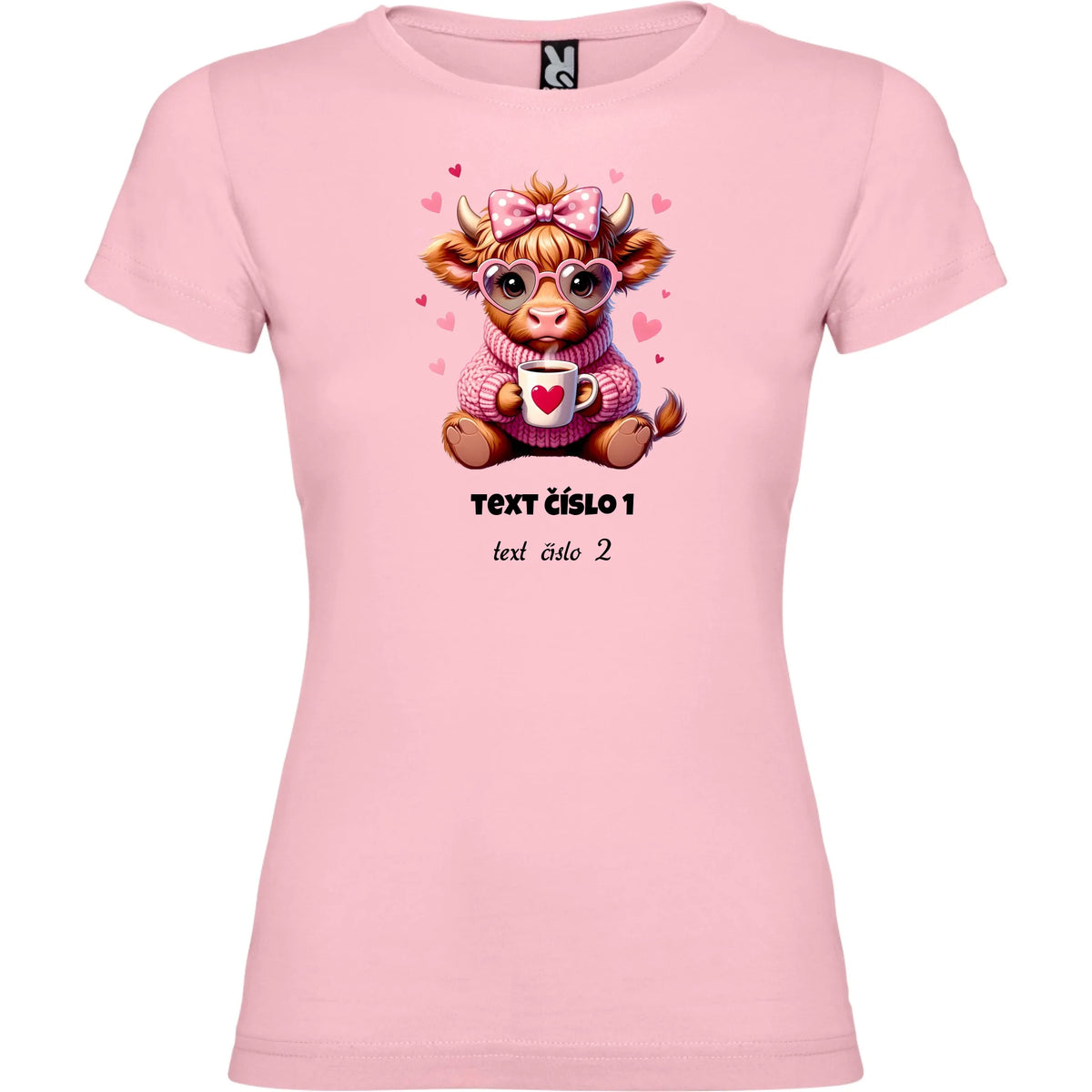 PÁNSKÉ / DÁMSKÉ TRIČKO LOVE CRAZY dámské tričko Světle růžová