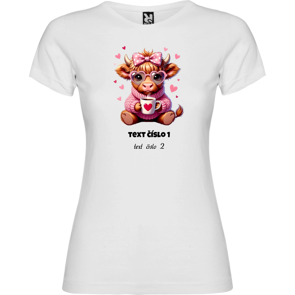 PÁNSKÉ / DÁMSKÉ TRIČKO LOVE CRAZY dámské tričko Bílá