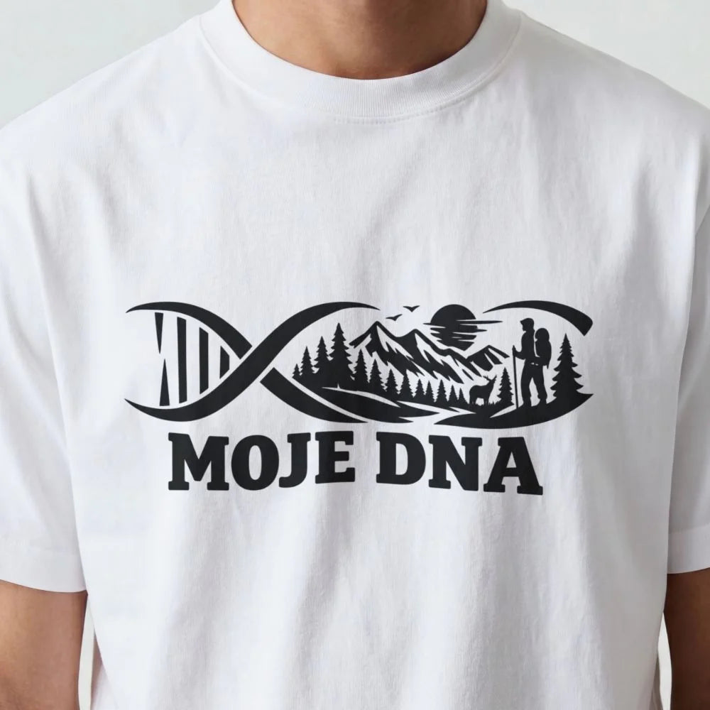PÁNSKÉ TRIČKO OUTDOOR MOJE DNA s možností dotisku jména, čísla, obrázku