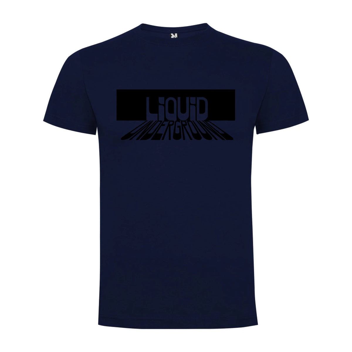 PÁNSKÉ TRIČKO PUNKVA LIQUID UNDERGROUND motiv dopředu Námořnická modrá
