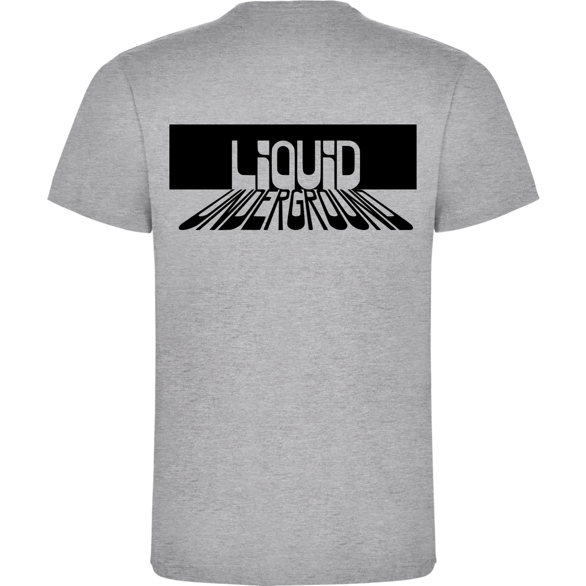 PÁNSKÉ TRIČKO PUNKVA LIQUID UNDERGROUND motiv na záda Melír