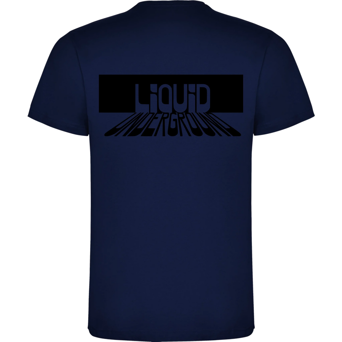 PÁNSKÉ TRIČKO PUNKVA LIQUID UNDERGROUND motiv na záda Námořnická modrá