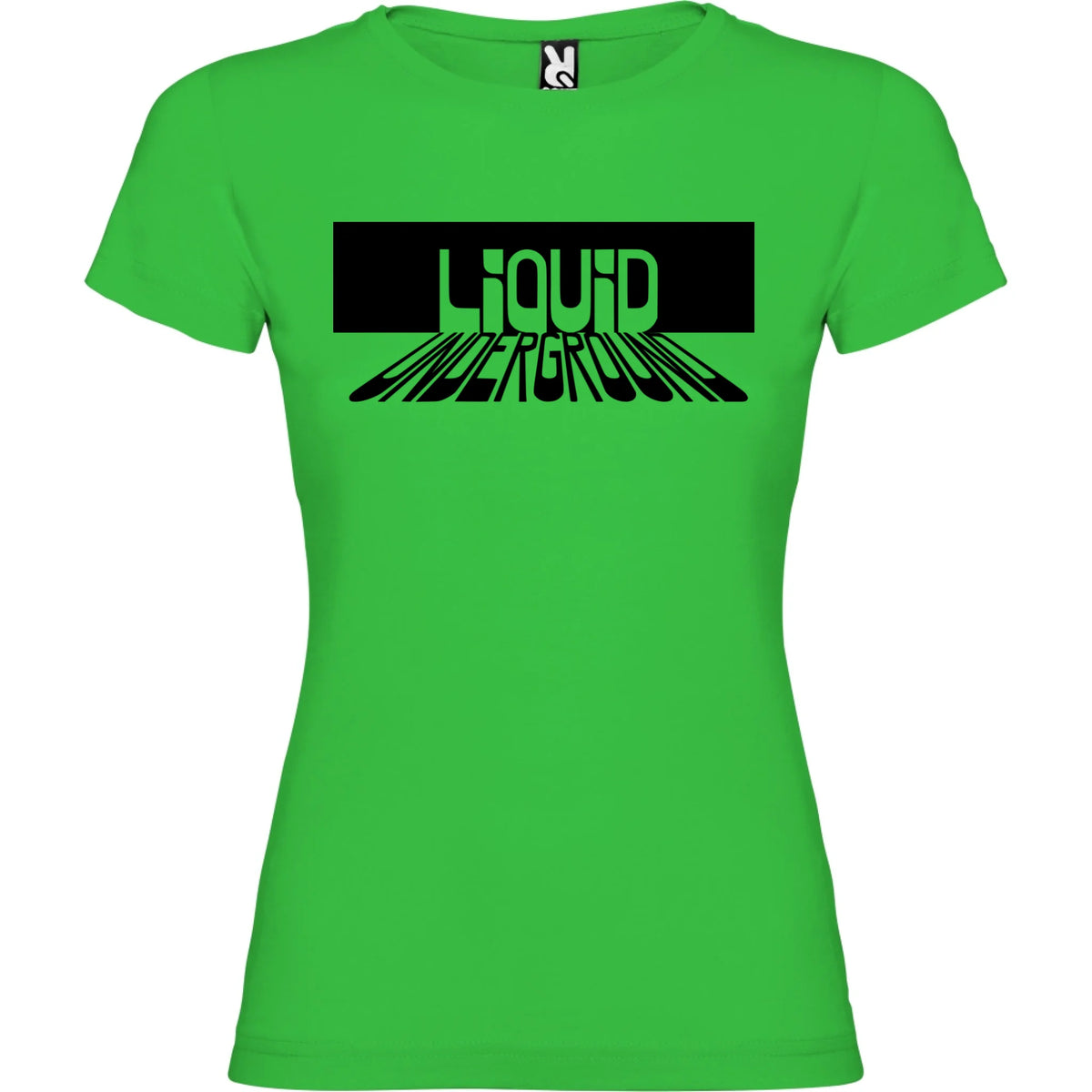 DÁMSKÉ TRIČKO PUNKVA LIQUID UNDERGROUND motiv dopředu Zelená