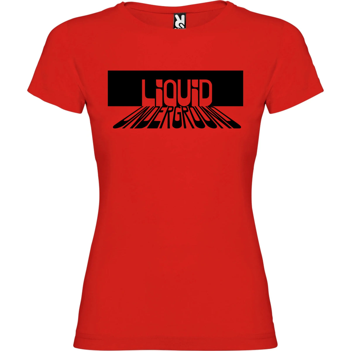 DÁMSKÉ TRIČKO PUNKVA LIQUID UNDERGROUND motiv dopředu Červená