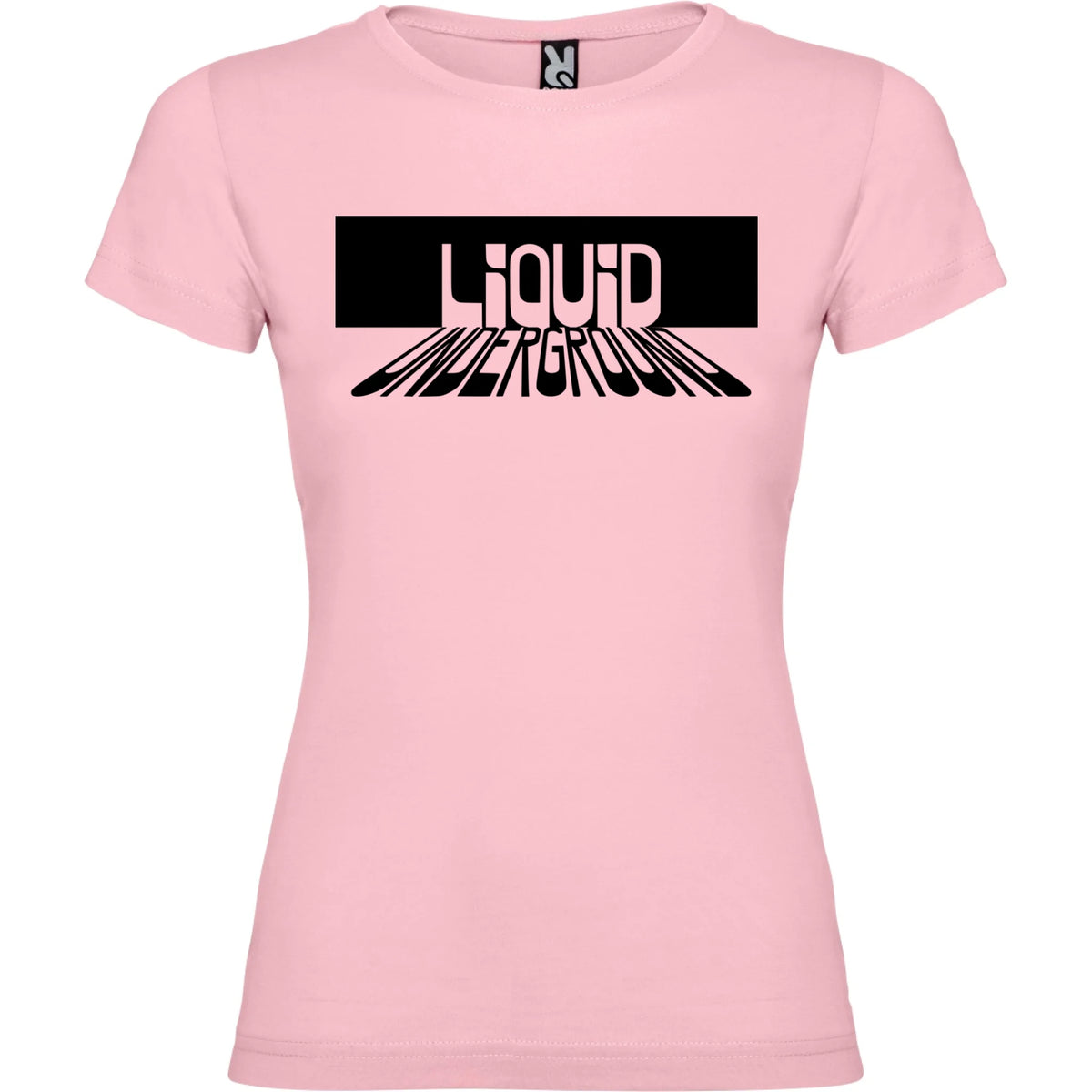 DÁMSKÉ TRIČKO PUNKVA LIQUID UNDERGROUND motiv dopředu Světle růžová