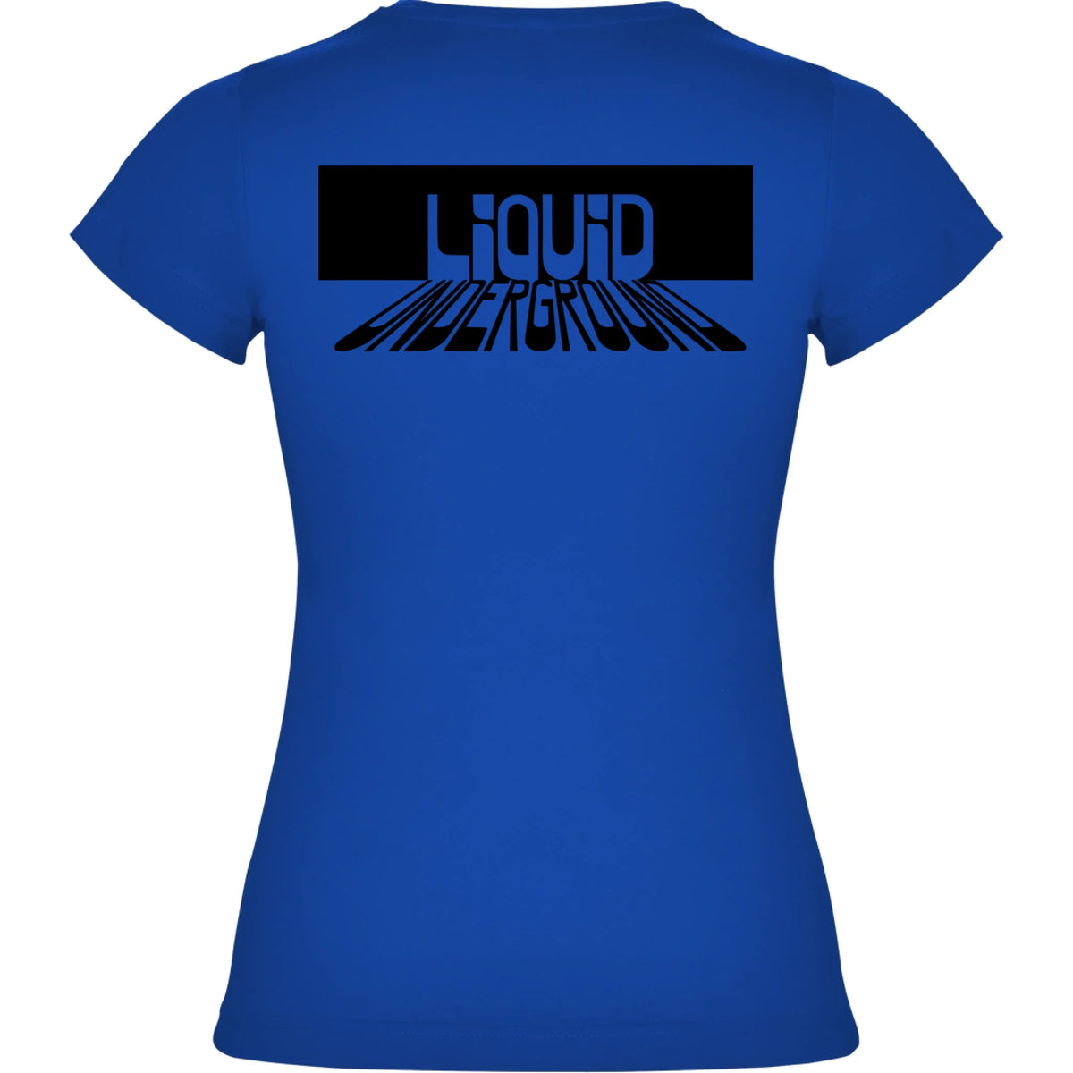 DÁMSKÉ TRIČKO PUNKVA LIQUID UNDERGROUND motiv na záda Modrá