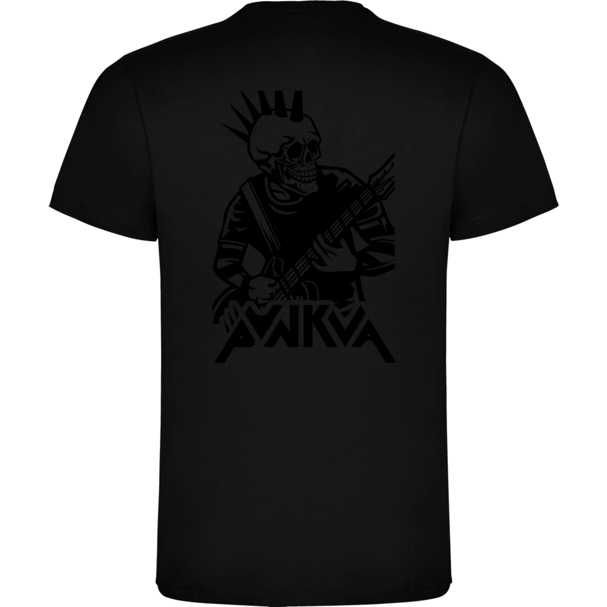 PÁNSKÉ TRIČKO PUNKVA PUNK motiv na záda Černá