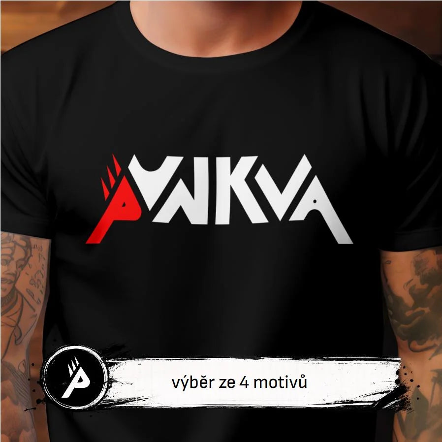 PÁNSKÉ TRIČKO PUNKVA NÁPIS výběr ze 4 motivů
