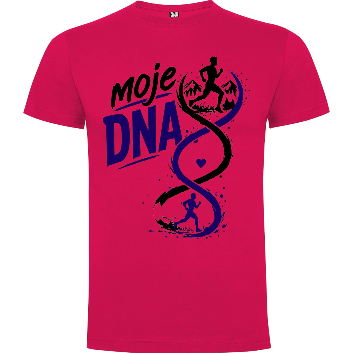 PÁNSKÉ TRIČKO BĚH MOJE DNA s možností dotisku jména, čísla, obrázku jen motiv dopředu Růže