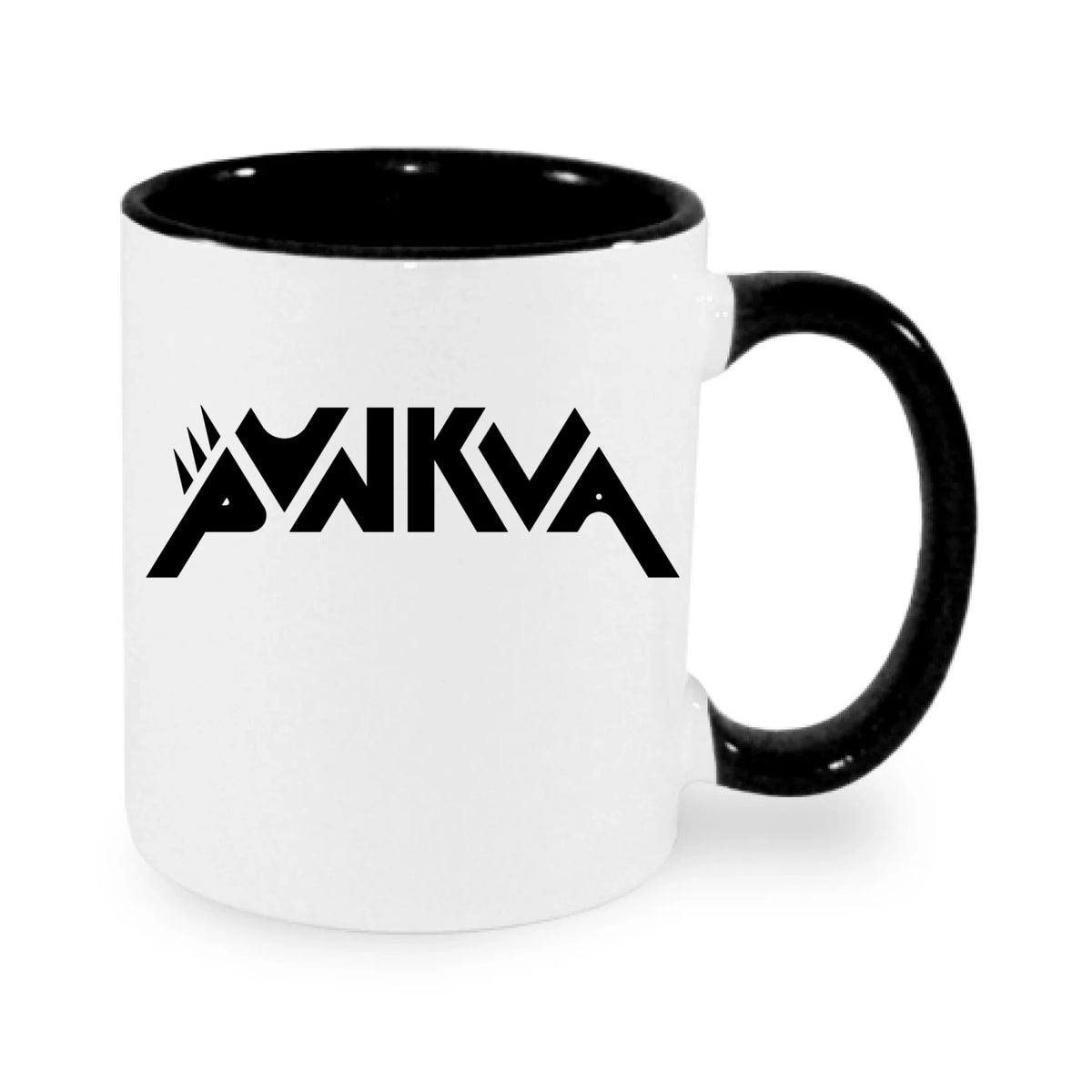 HRNEK PUNKVA NÁPIS výběr ze 2 motivů potisk jen dopředu hrníček Bílá černá 330 ml