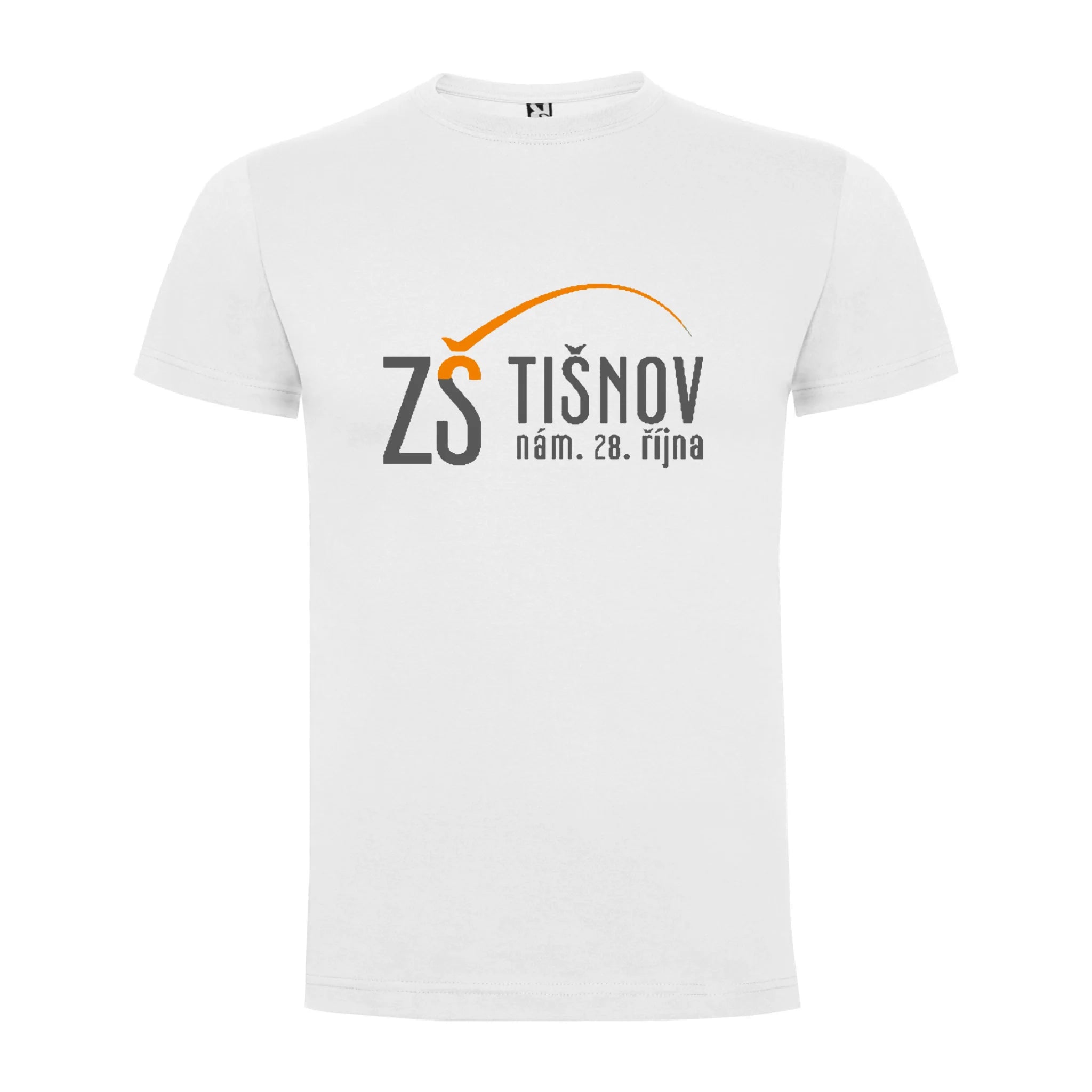 ZŠ Tišnov chlapecké tričko jen motiv dopředu Bílá