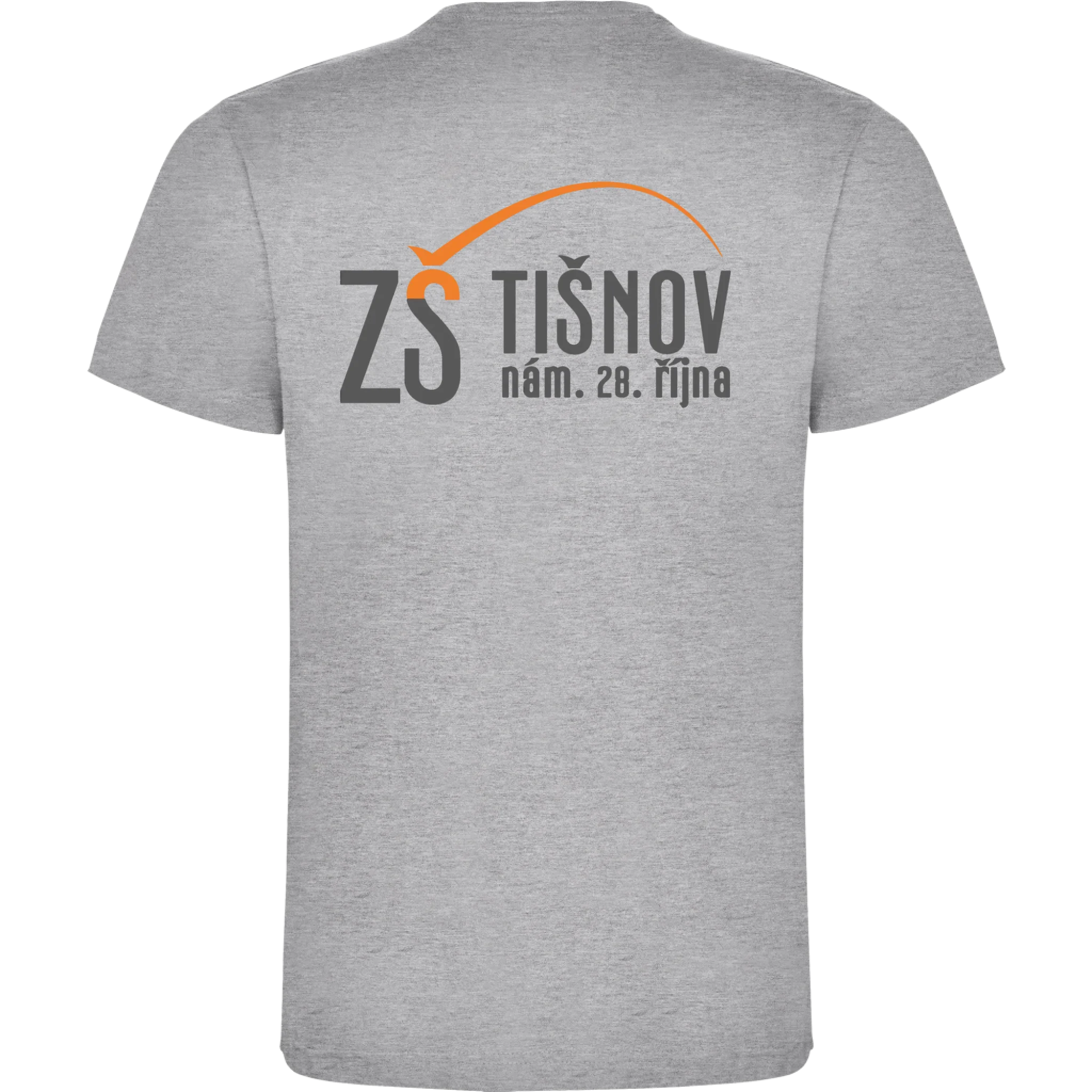 ZŠ Tišnov chlapecké tričko jen motiv na záda Melír