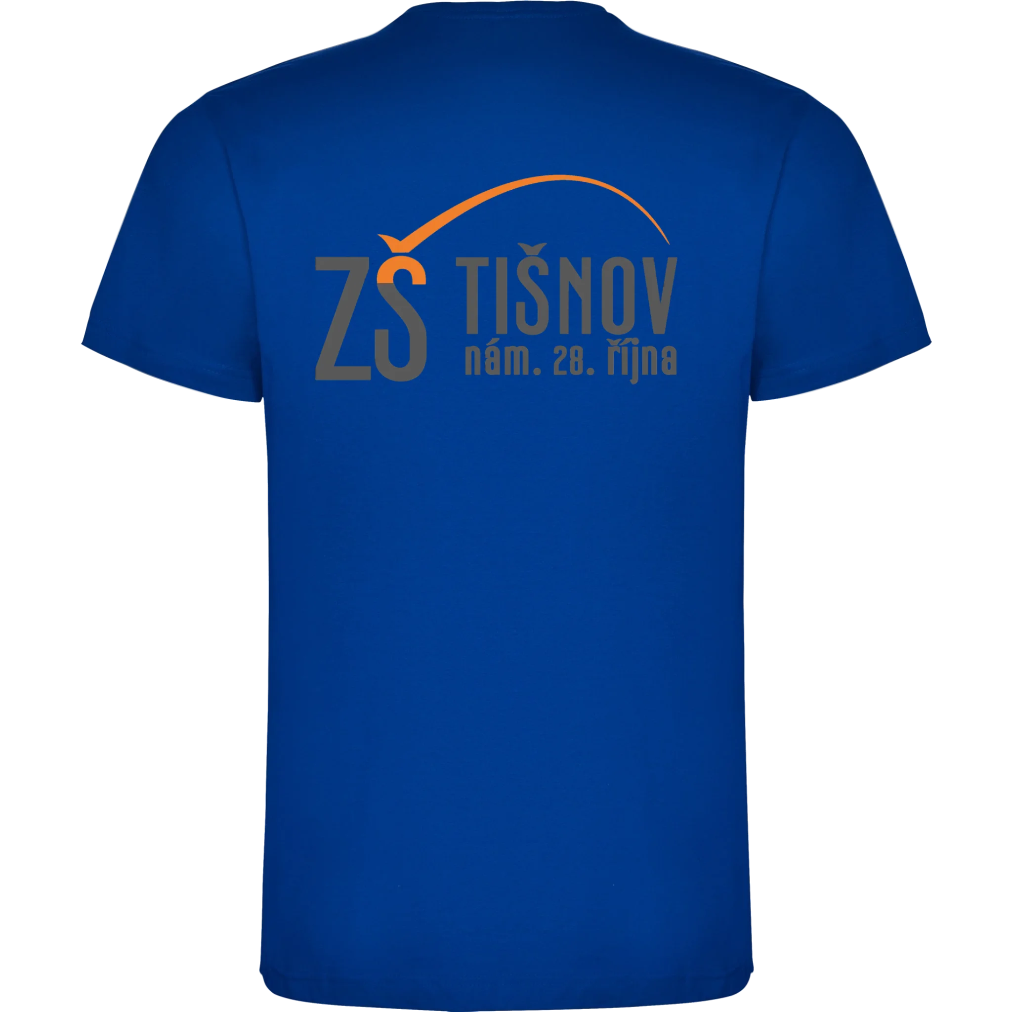 ZŠ Tišnov chlapecké tričko jen motiv na záda Modrá