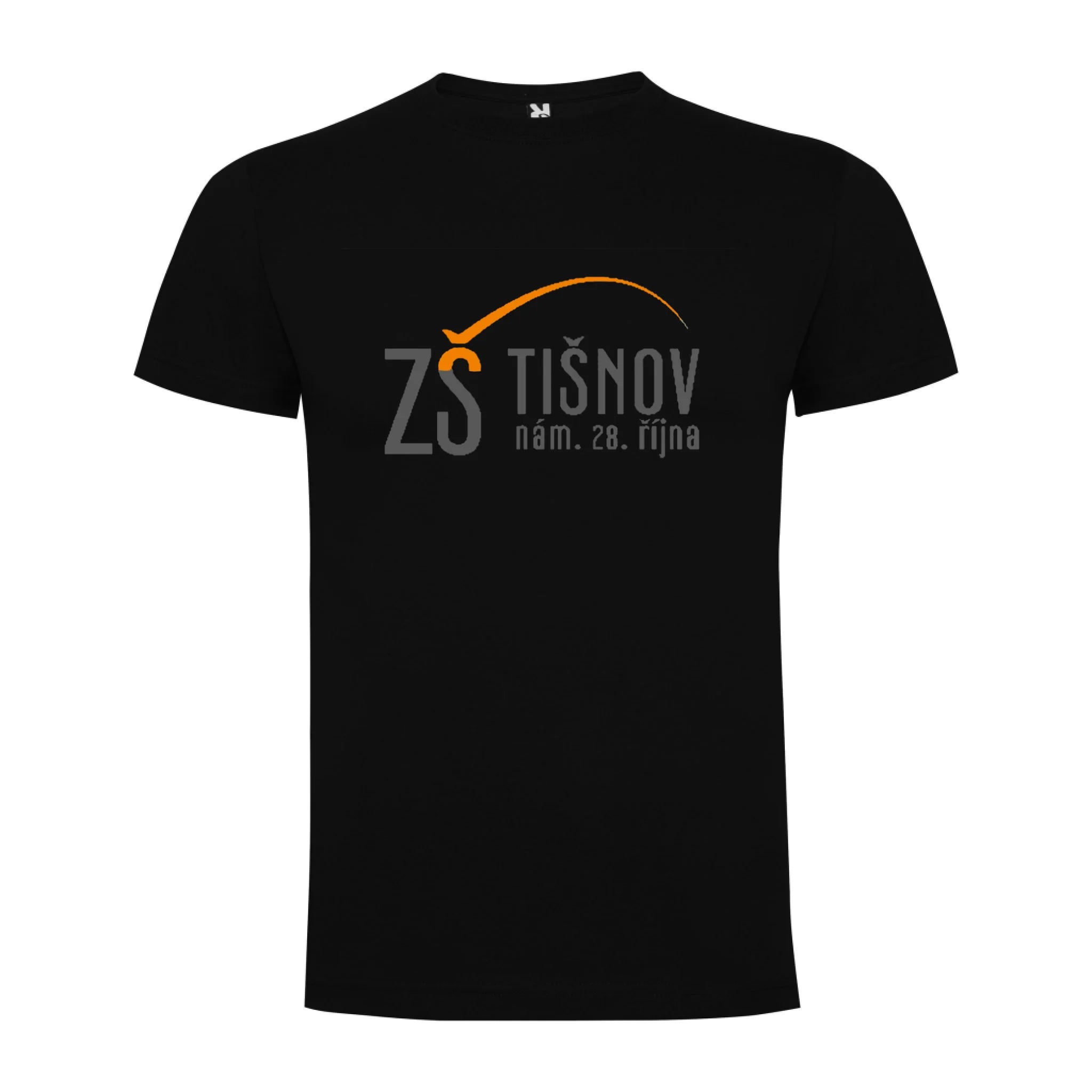 ZŠ Tišnov pánské tričko jen motiv dopředu Černá