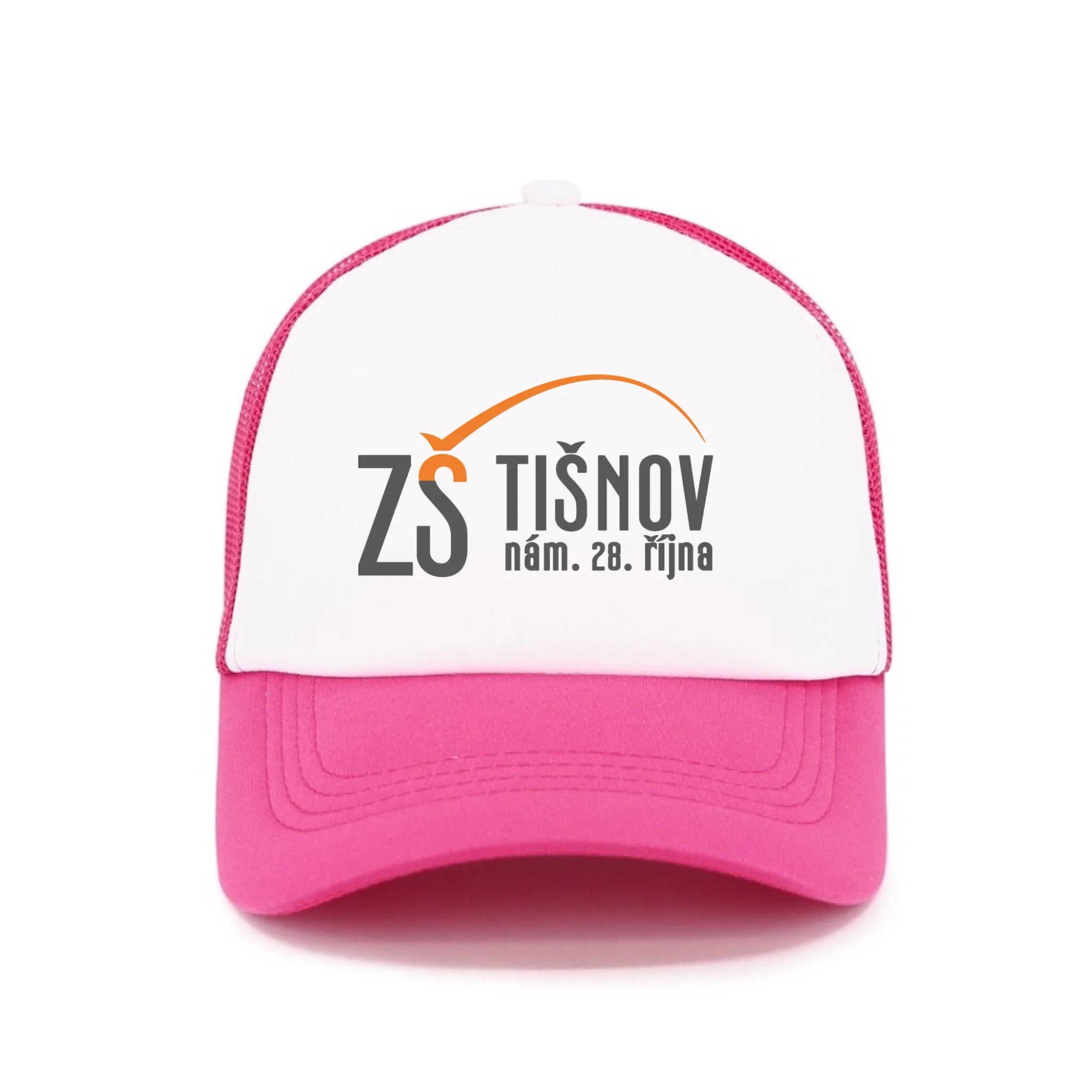 ZŠ TIŠNOV kšiltovka Kšiltovka TRUCKER růžová 58