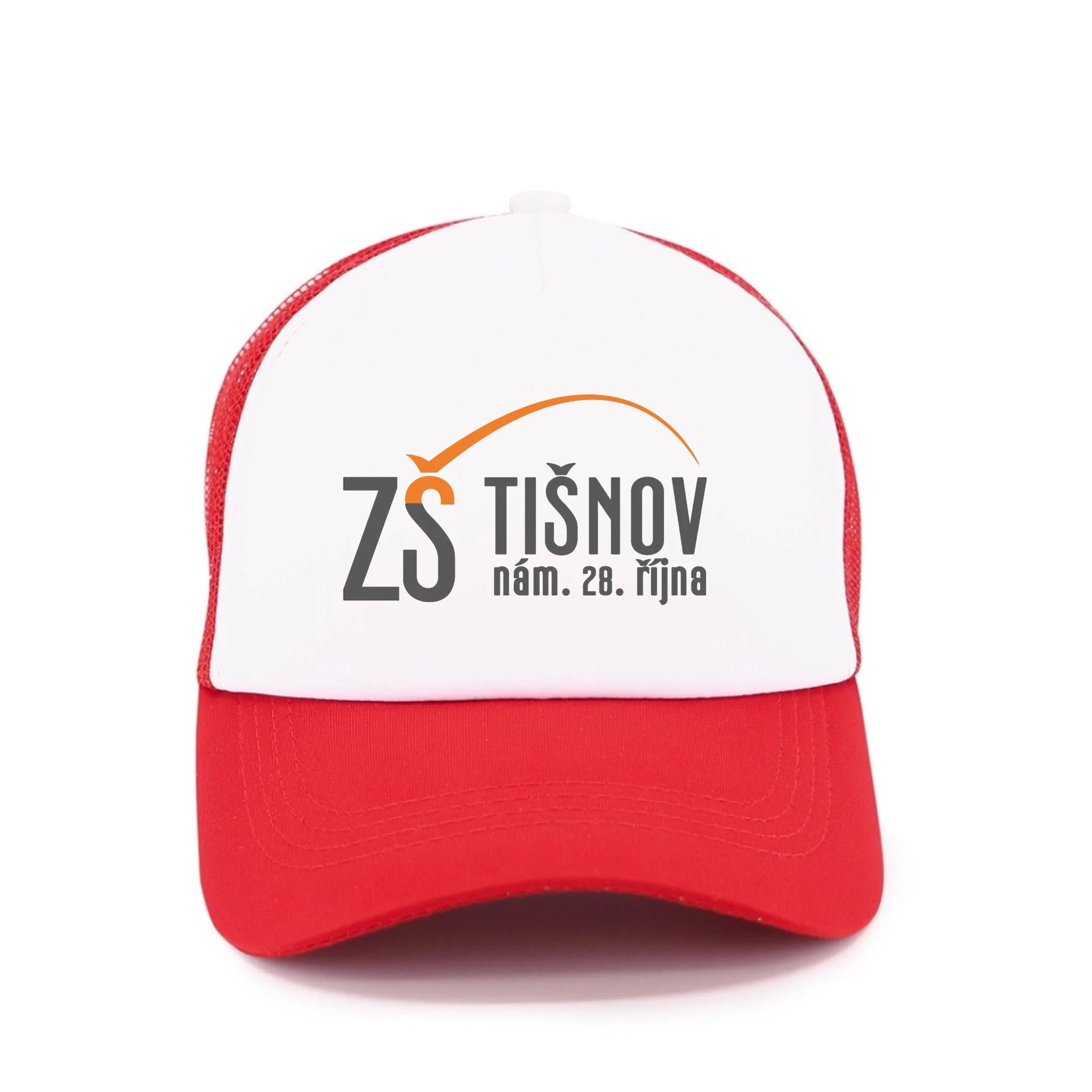 ZŠ TIŠNOV kšiltovka Kšiltovka TRUCKER červená 58