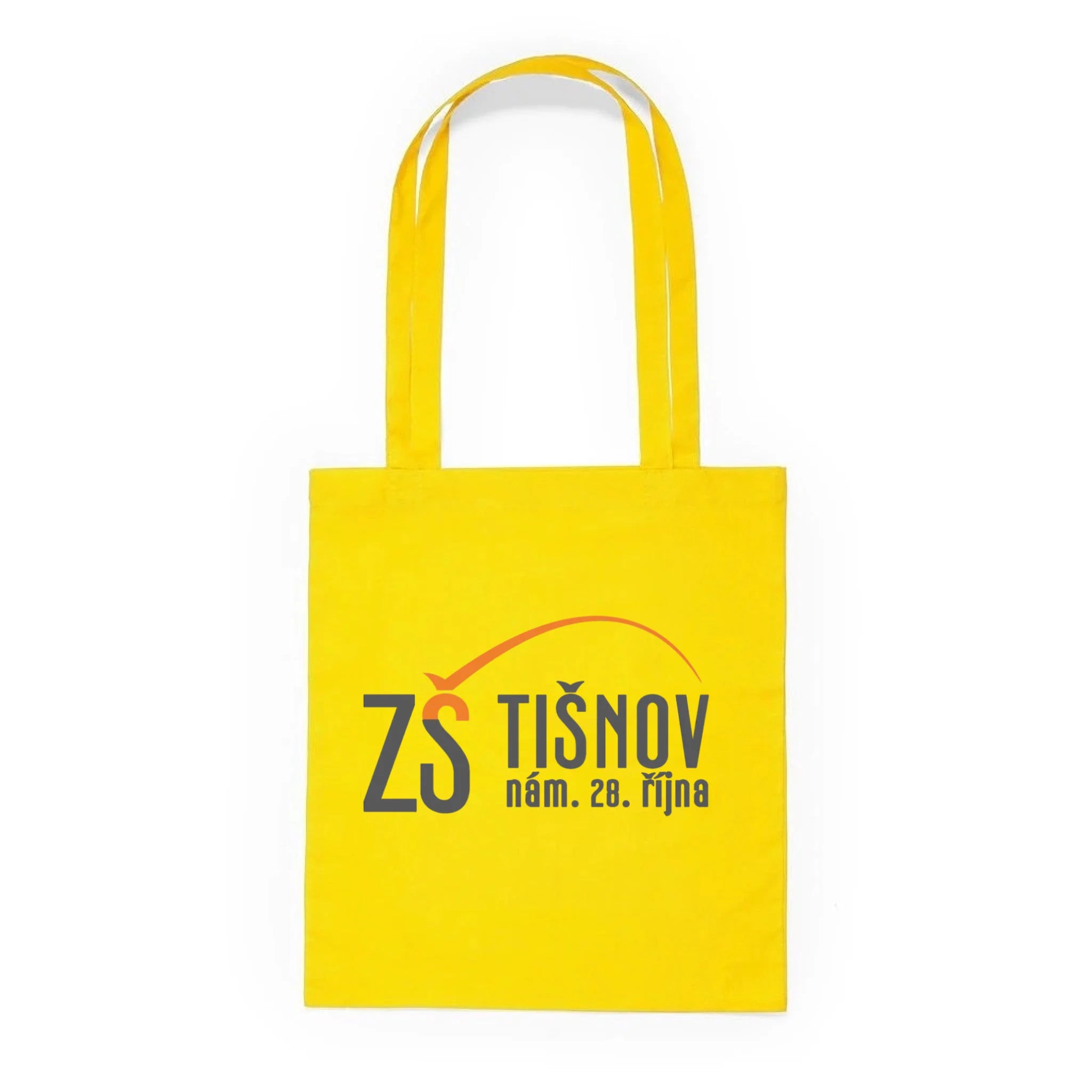 ZŠ TIŠNOV batoh, taška Plátěná taška KNOLL žlutá 36x40