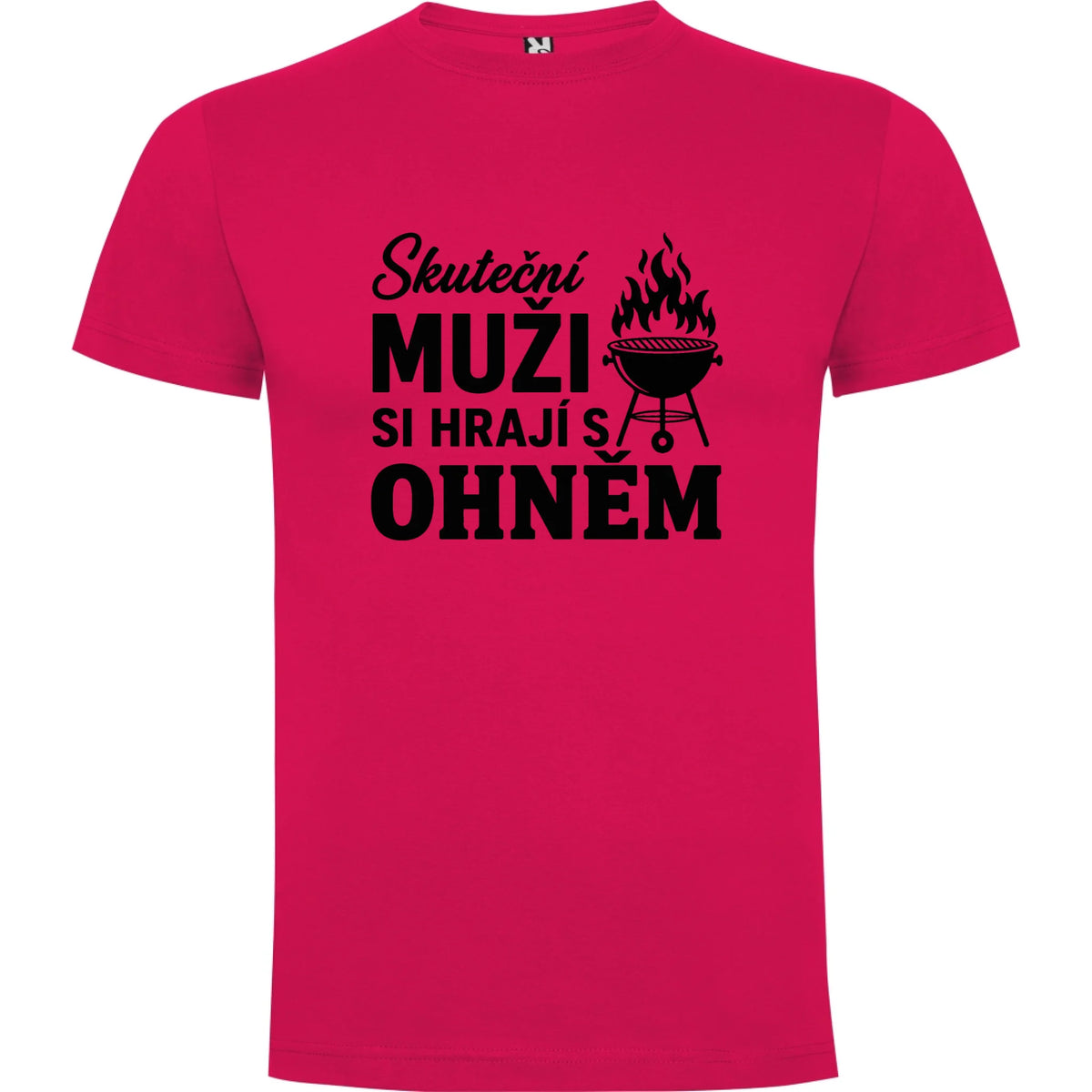 PÁNSKÉ TRIČKO GRIL SKUTEČNÍ MUŽI s možností dotisku jména, čísla, obrázku jen motiv dopředu Růže