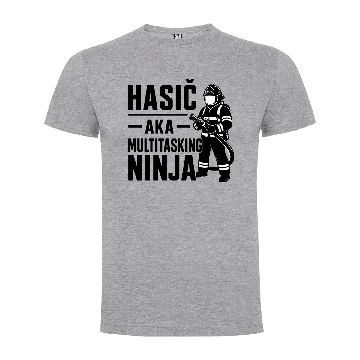 PÁNSKÉ TRIČKO HASIČ AKA NINJA s možností dotisku jména, čísla, obrázku jen motiv dopředu Melír