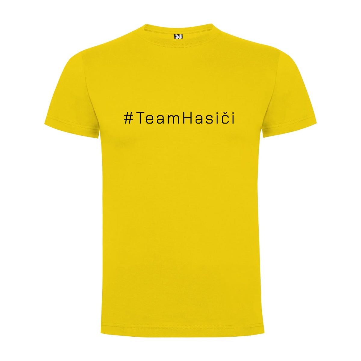 PÁNSKÉ TRIČKO TEAM HASIČI možnost dotisku jména, čísla nebo obrázku motiv jen dopředu Žlutá