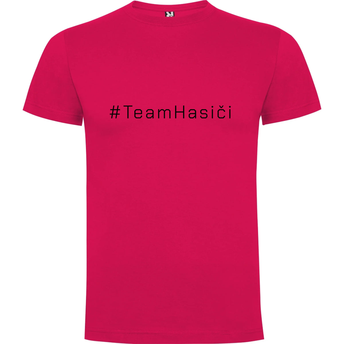 PÁNSKÉ TRIČKO TEAM HASIČI možnost dotisku jména, čísla nebo obrázku motiv jen dopředu Růže
