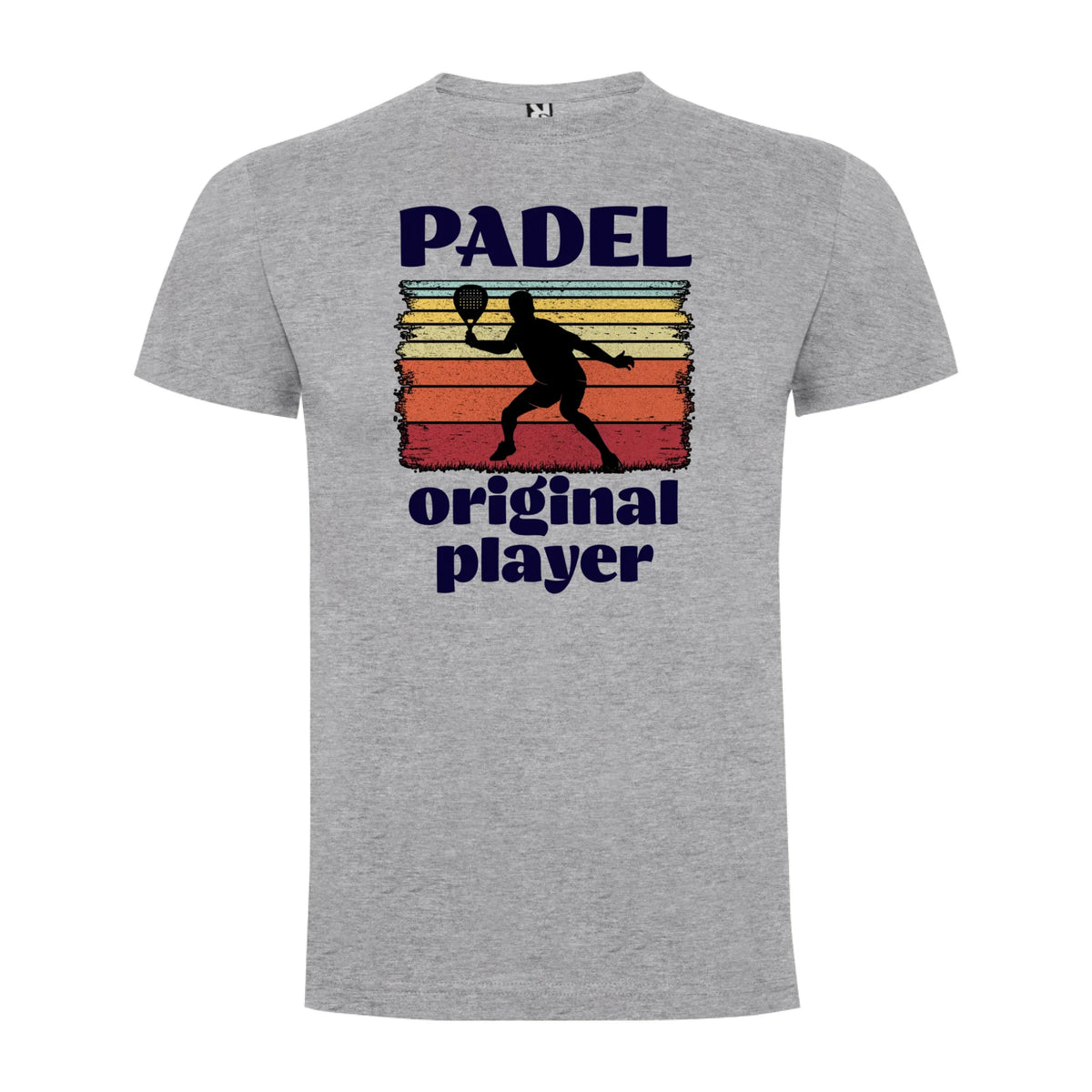 PÁNSKÉ TRIČKO PADEL ORIGINAL PLAYER s možností personalizace jen motiv dopředu Melír