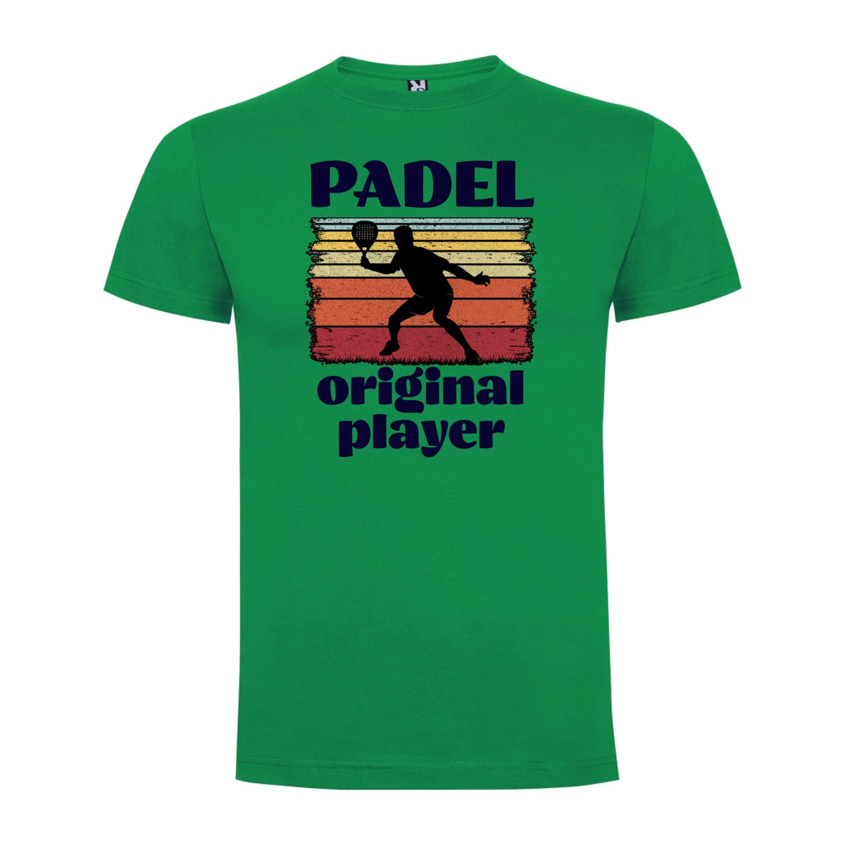 PÁNSKÉ TRIČKO PADEL ORIGINAL PLAYER s možností personalizace jen motiv dopředu Zelená