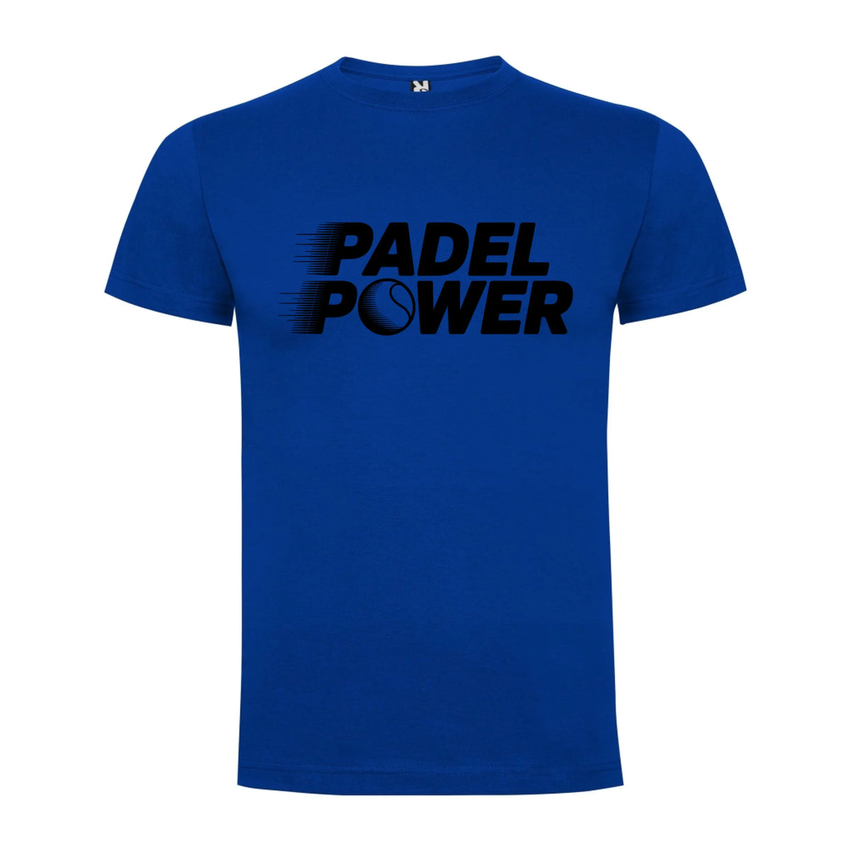 PÁNSKÉ TRIČKO PADEL POWER s možností personalizace jen motiv dopředu Modrá
