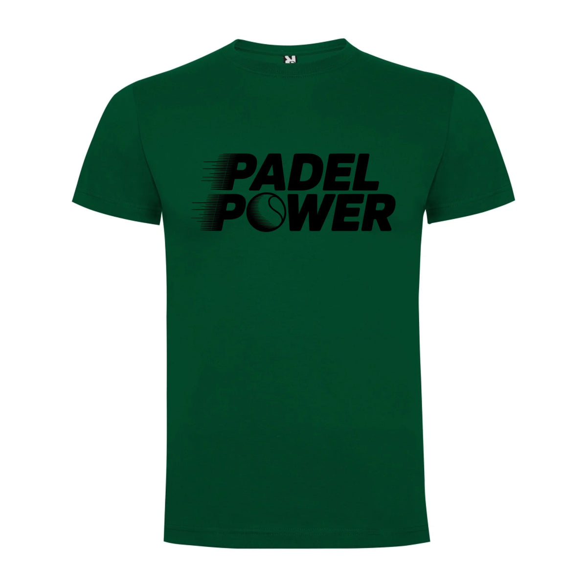 PÁNSKÉ TRIČKO PADEL POWER s možností personalizace jen motiv dopředu Tmavě zelená