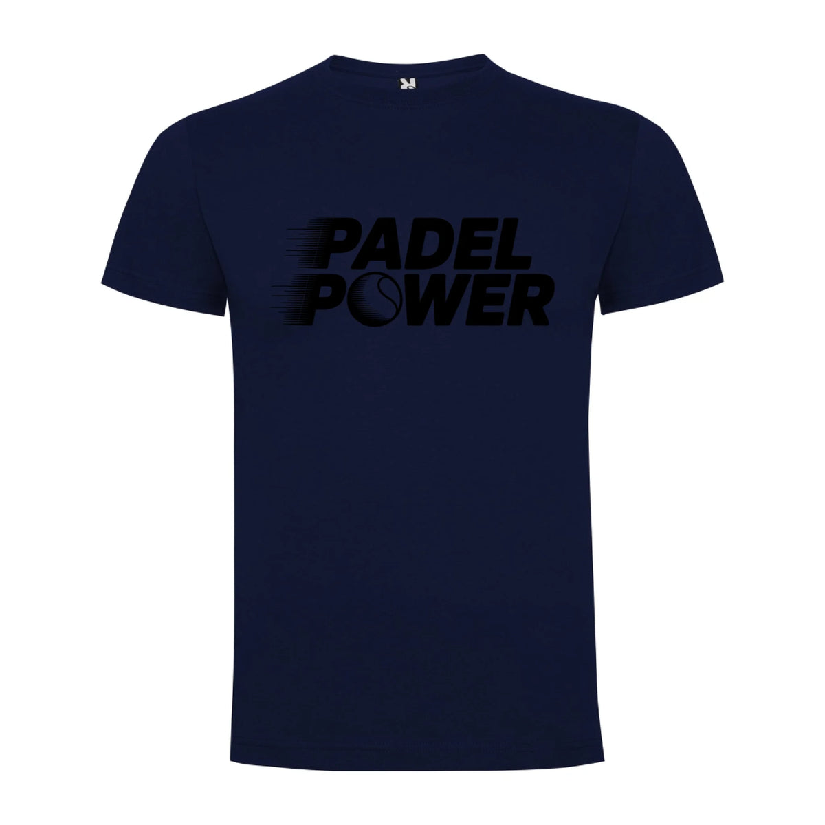PÁNSKÉ TRIČKO PADEL POWER s možností personalizace jen motiv dopředu Námořnická modrá