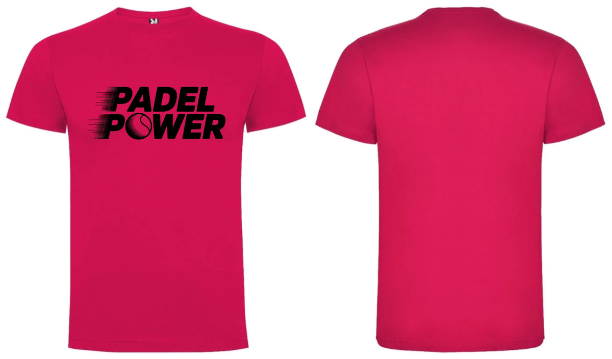 PÁNSKÉ TRIČKO PADEL POWER s možností personalizace motiv dopředu a na záda vlastní potisk Růže