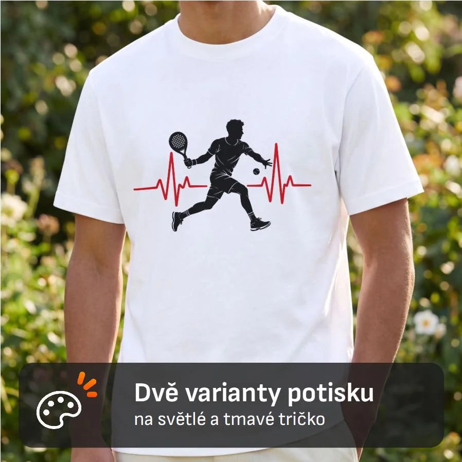 PÁNSKÉ TRIČKO PADEL TEP s možností dotisku jména, čísla, obrázek