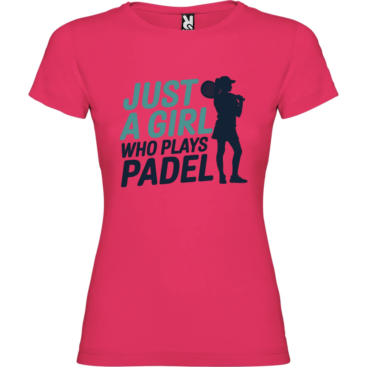 DÁMSKÉ TRIČKO PADEL JUST A GIRL s možností dotisku jména, čísla, obrázku jen motiv dopředu Růže