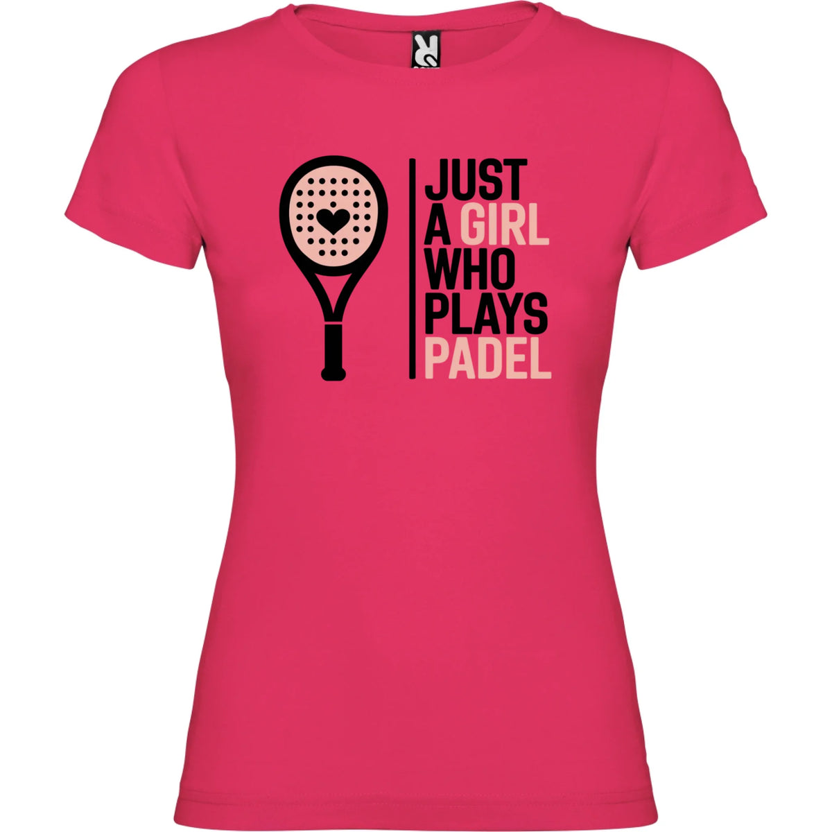 DÁMSKÉ TRIČKO PADEL JUST A GIRL 2 s možností dotisku jména, čísla, obrázku jen motiv dopředu Růže