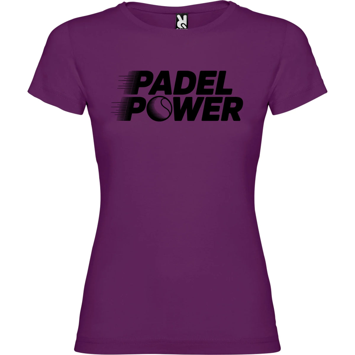 DÁMSKÉ TRIČKO PADEL POWER s možností dotisku jména, čísla, obrázku jen motiv dopředu Purpurová