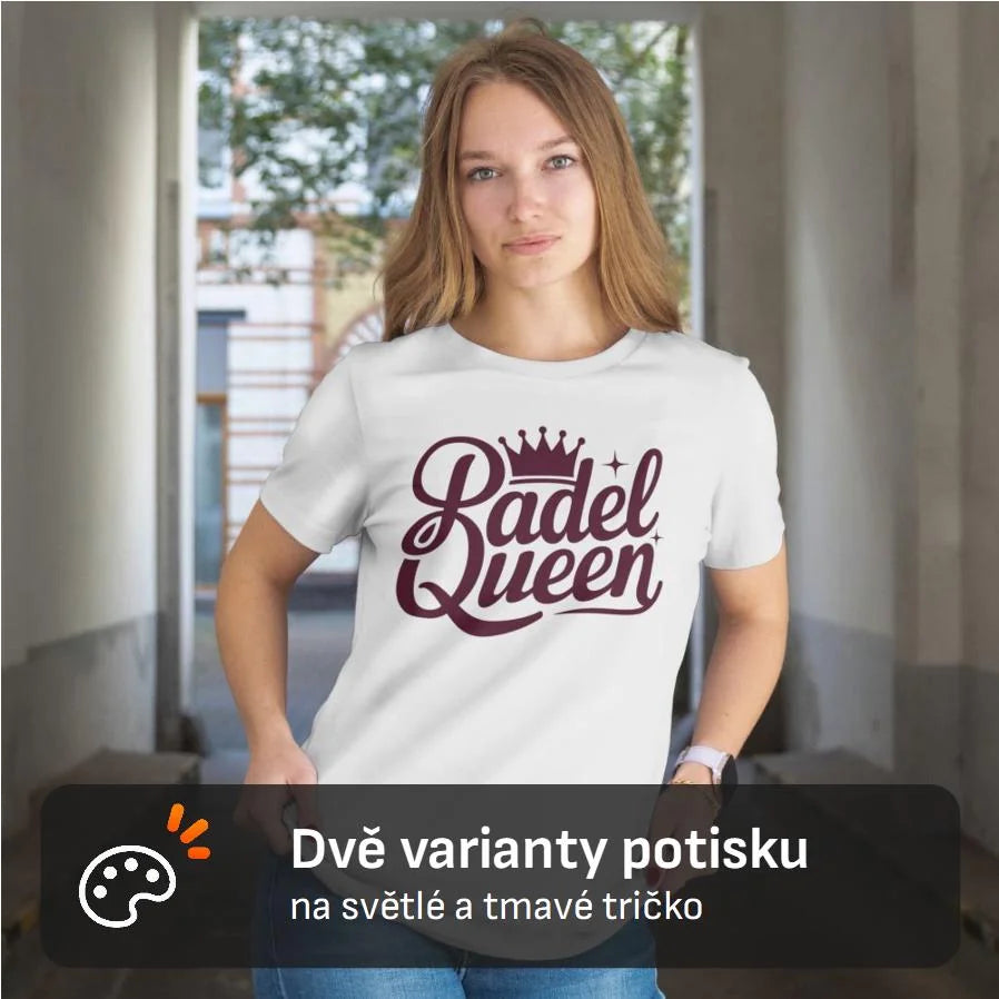 DÁMSKÉ TRIČKO PADEL QUEEN s možností dotisku jména, čísla, obrázku
